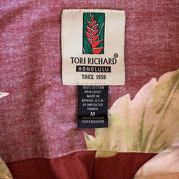 Vintage Tori Richard Pullover Aloha Shirt - Medium - Picture 7 of 10